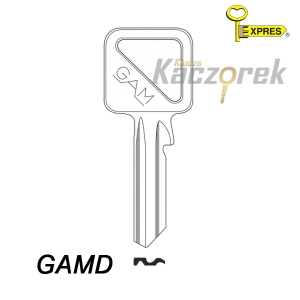 Expres 160 - klucz surowy mosiężny - GAM D